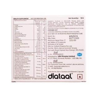 Diataal Health Supplement Details